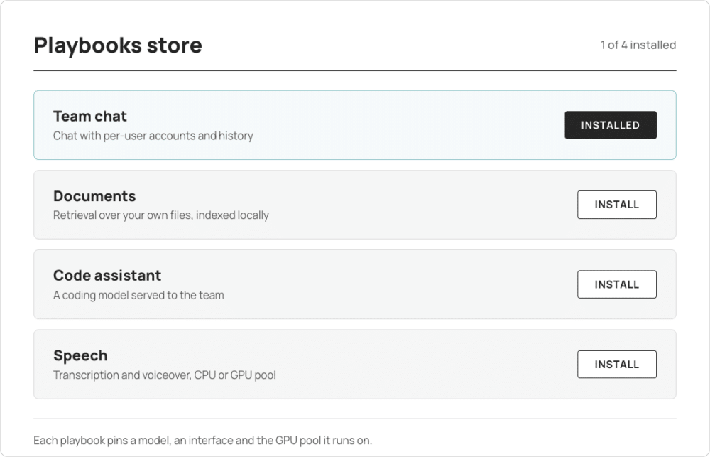 RBOS Studio playbooks store